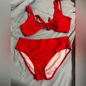 Red bikini